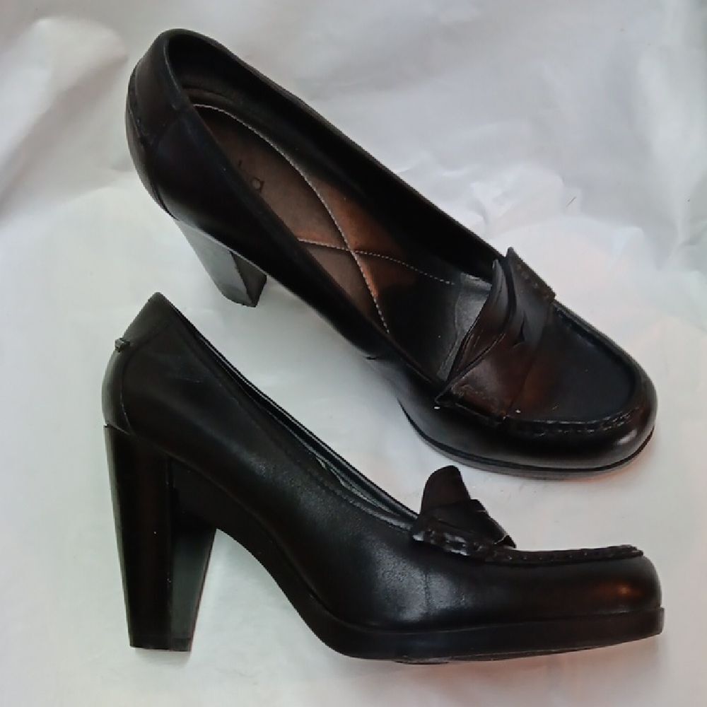 Reba Cute Elegant Black Women's Heels